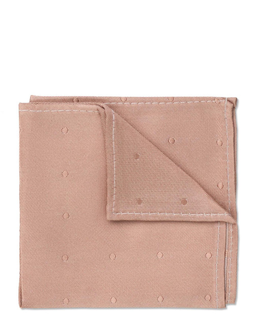 Boys rose gold self dot hanky