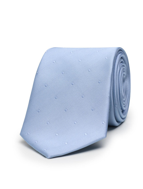 Boys classic full length blue tie