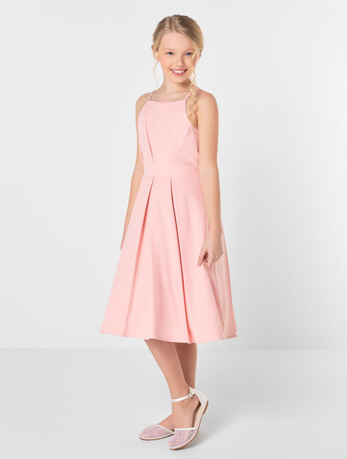 Girls pink party dress