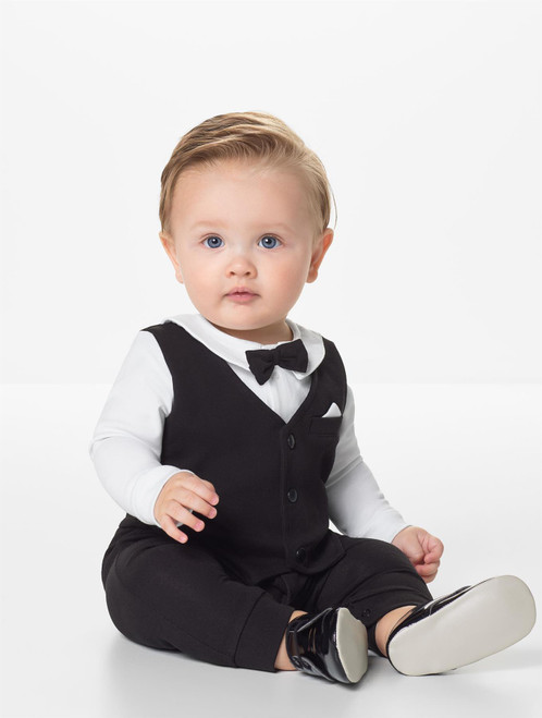 Baby sales tuxedo romper