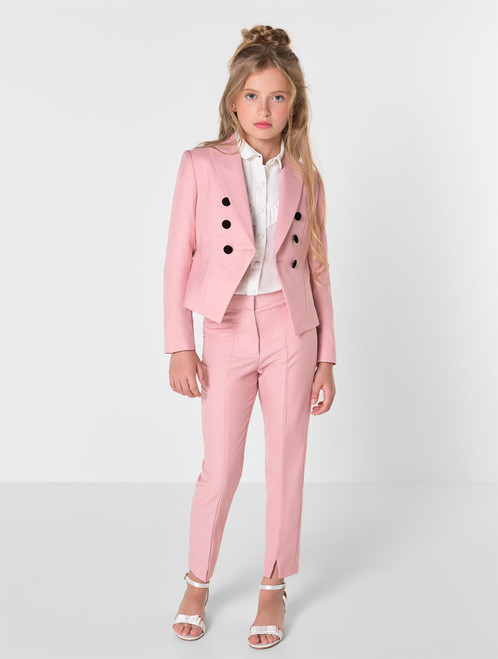 Girls pink suit