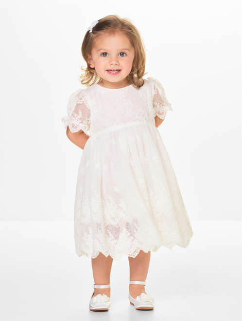 Ivory christening dress