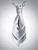 Boys silver cravat