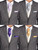 lilac, silver, purple, gold, cravat and hanky