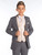 Grey and gold page boy suit
