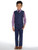 boys indigo waistcoat suit