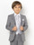 boys grey & silver suit
