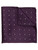 Boys purple tie and hanky set - Polka Dot