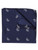 Boys navy elasticated tie and hanky set - Bike