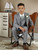 Boys grey tweed wedding suit
