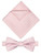 boys spotty pink dickie bow set