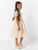 Girls blush prom dress