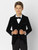 Boys black combo suit