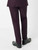 burgundy suit trousers