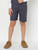 Boys navy checked shorts - Howard