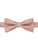 Boys rose gold self dot banded bow tie