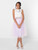White and lilac girls dress
