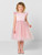 Pink flower girls dress