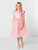 Pink girls party dress