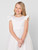 White junior bridesmaid dress