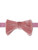 Boys pink velour banded bow tie