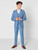 Steel blue prom suit for boys