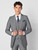 Teen boys dove grey suit