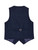 Boys double breasted navy waistcoat