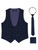 Boys navy waistcoat & trouser suit - Cillian
