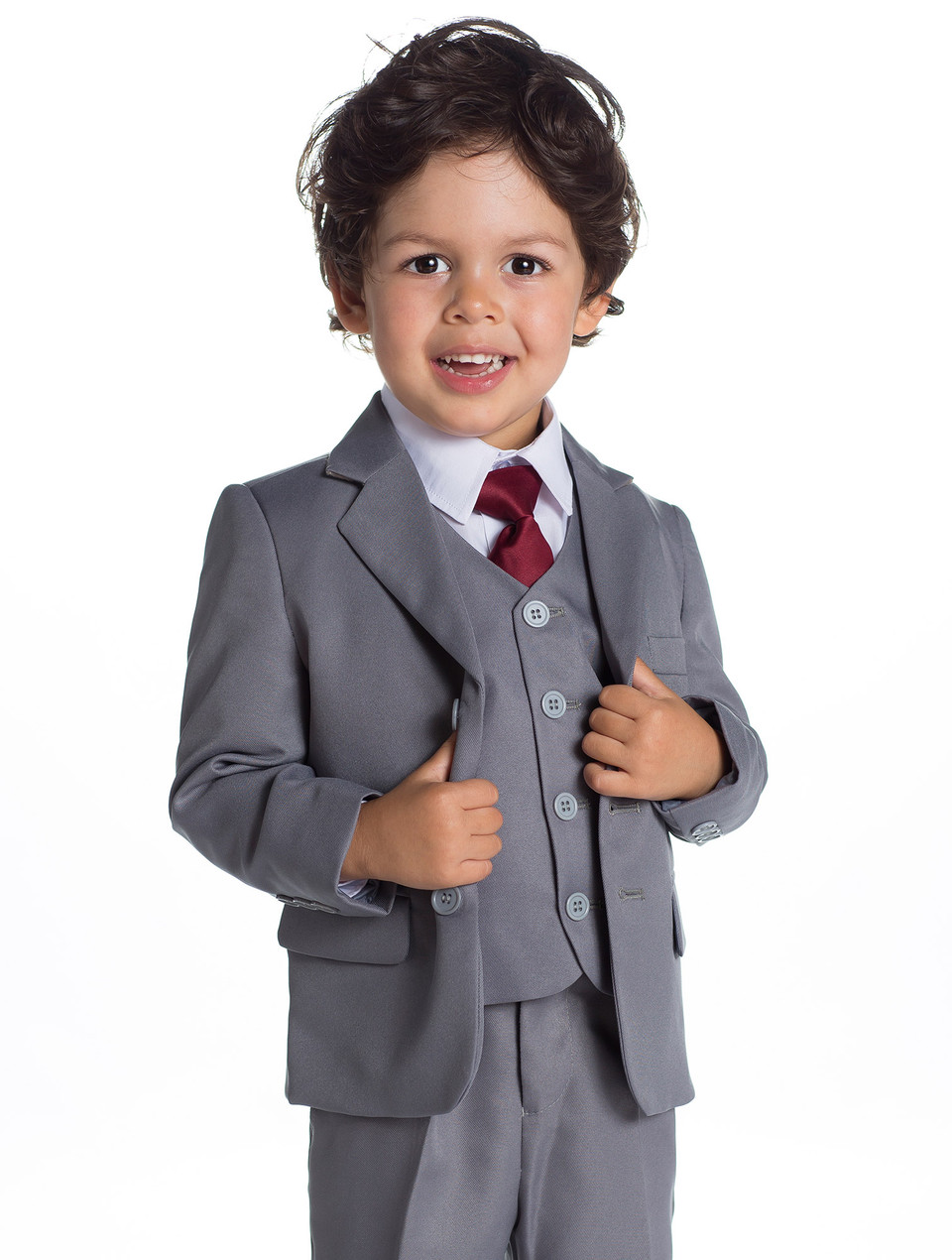 Baby Boys grey suit Boys wedding suit Boys formal suit Archie