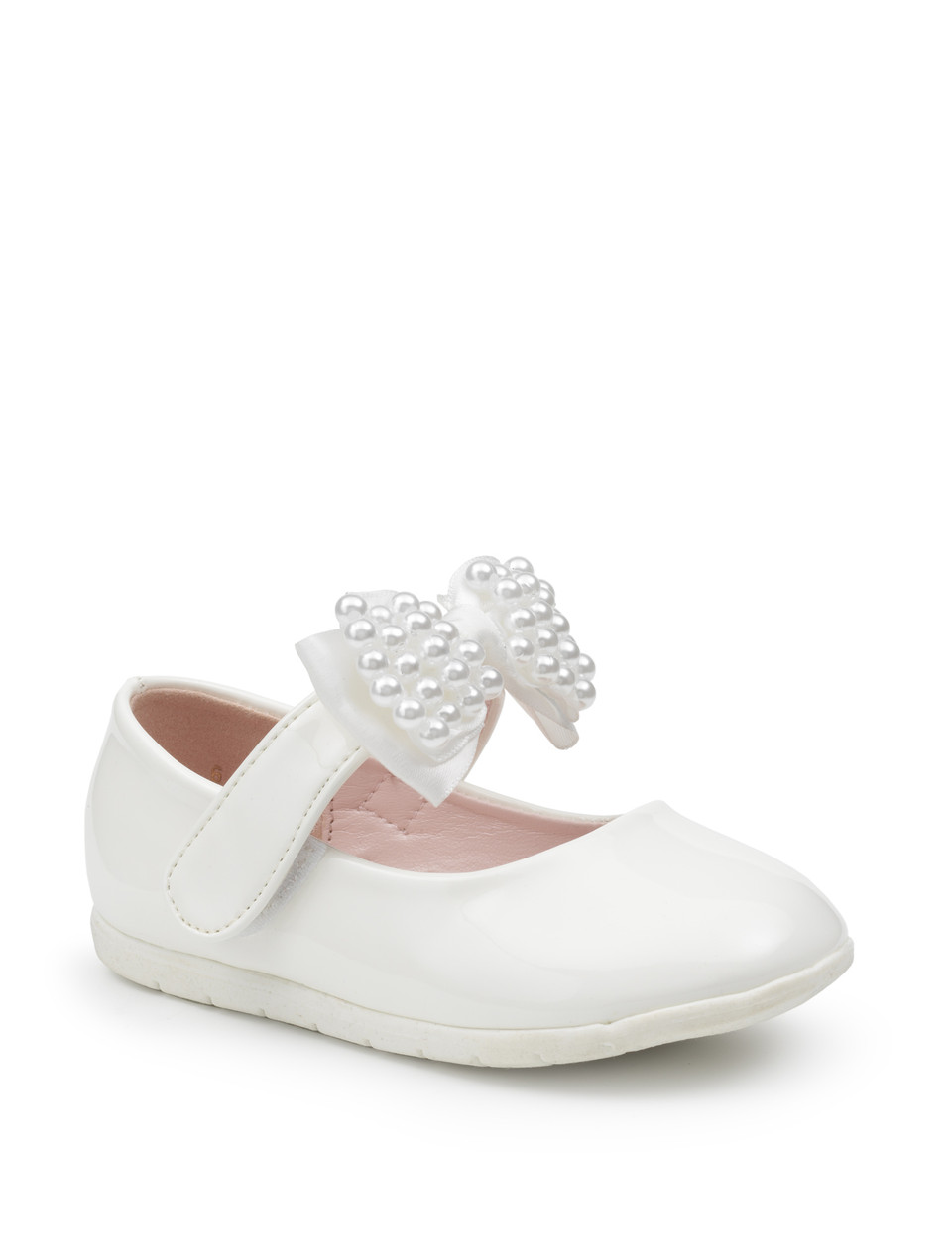 Baby girls ivory shoes | Girls Christening shoes