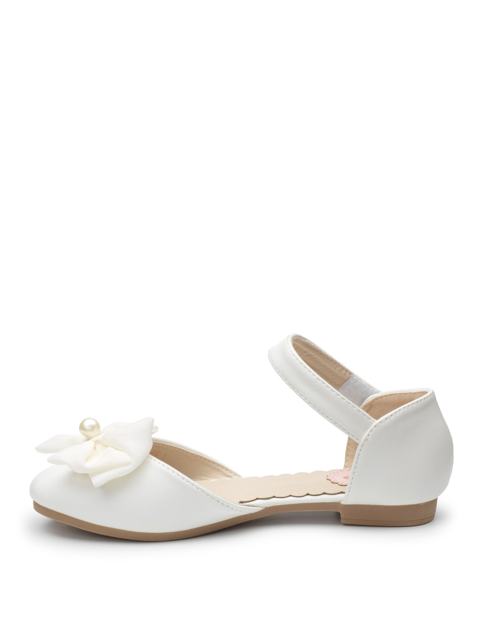 Girls ivory shoes | Ivory bridesmaid girl shoes | Heather