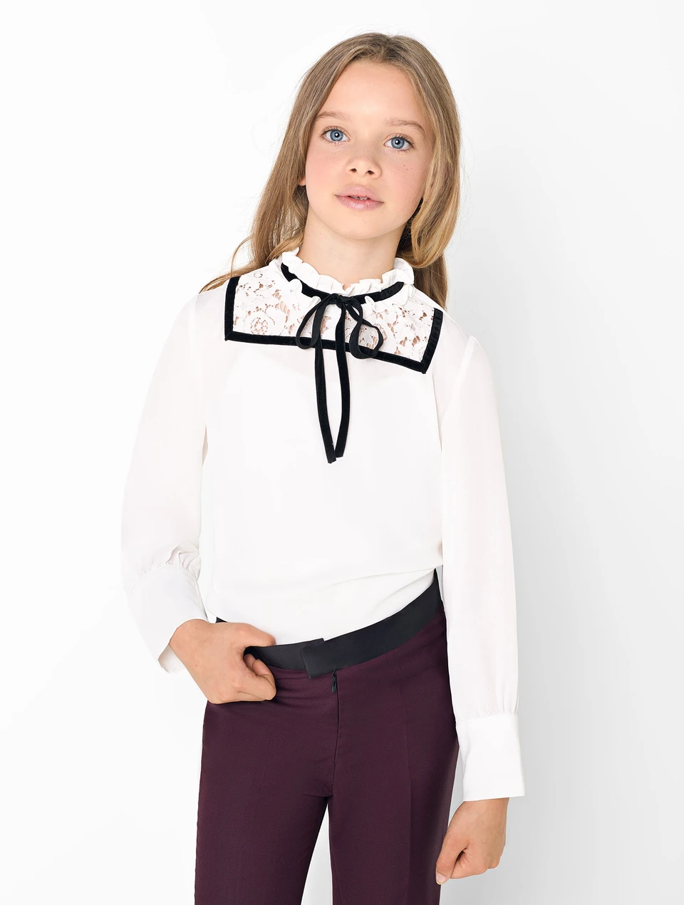 The Girls Store Pret Solid Chiffon 2 Piece Suit Clara main image 1