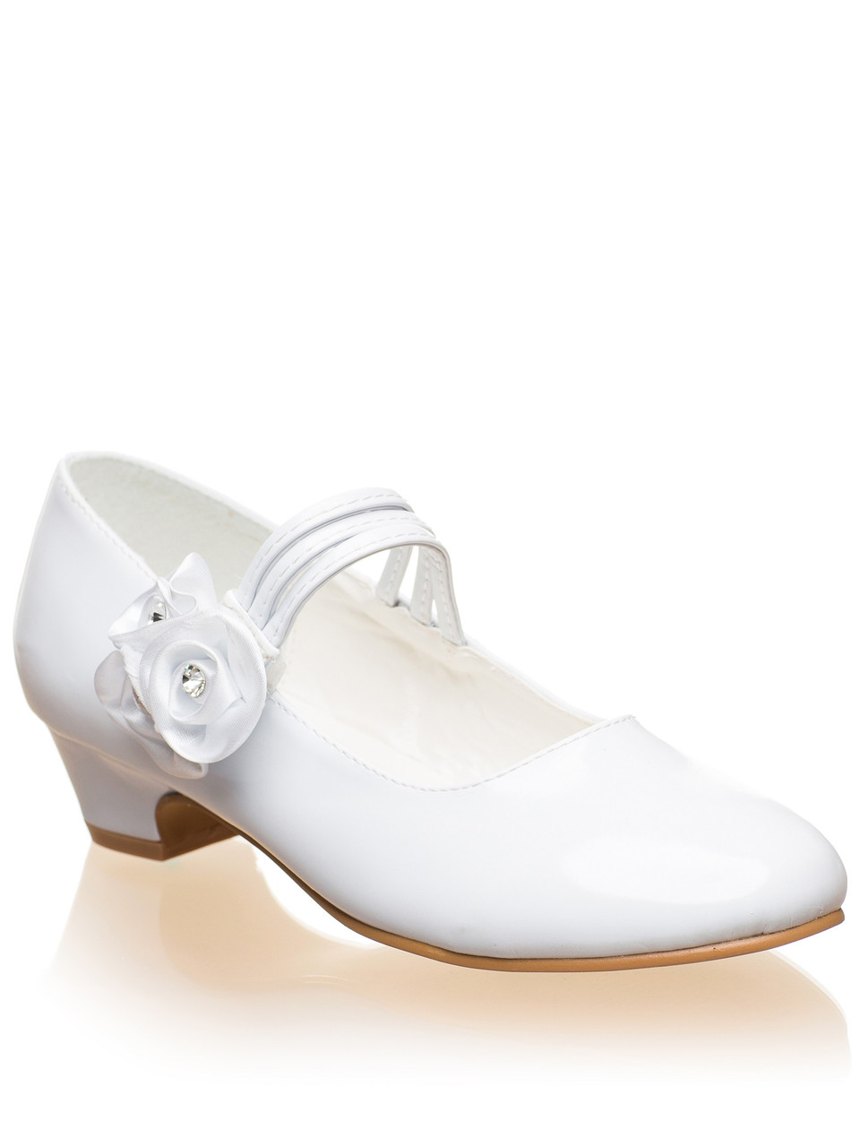 Girls white shoes Flower girl shoes Girls formal shoes