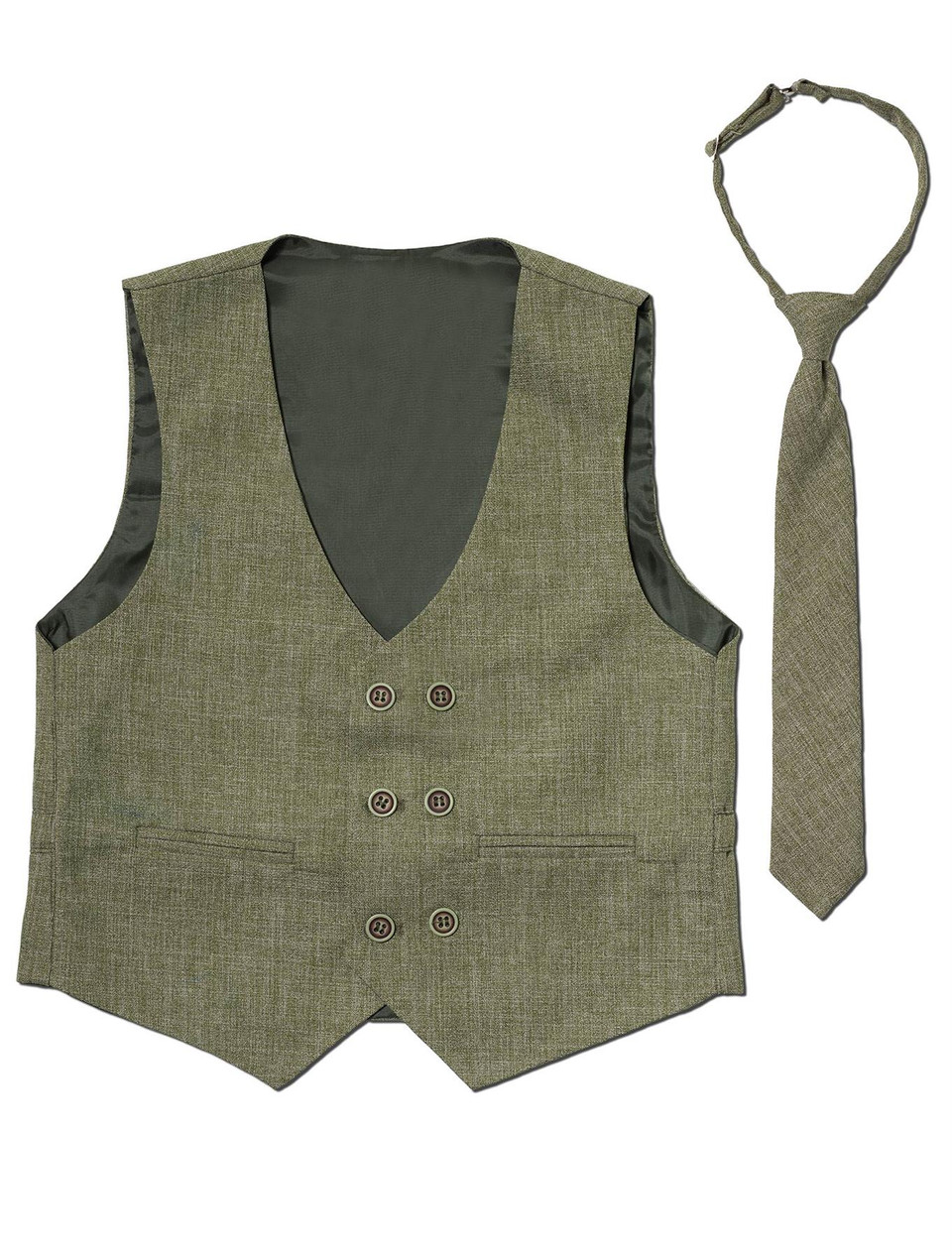 Cuvico Boys Cream Waistcoat