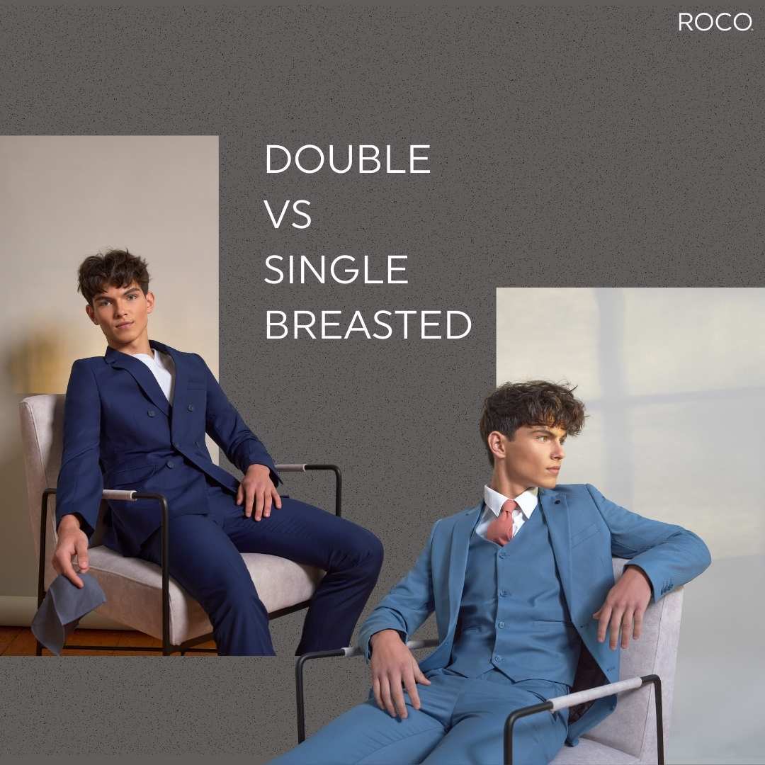 Double breasted and Sing breasted suits