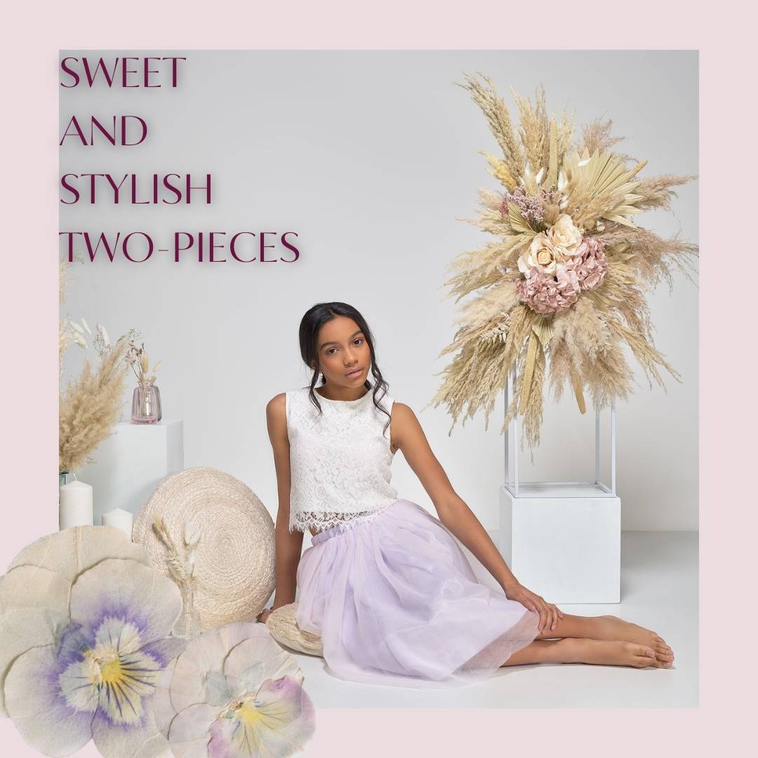 Girls Lilac Two Piece