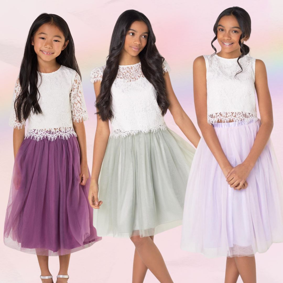 Girls Skirt and Top two piece