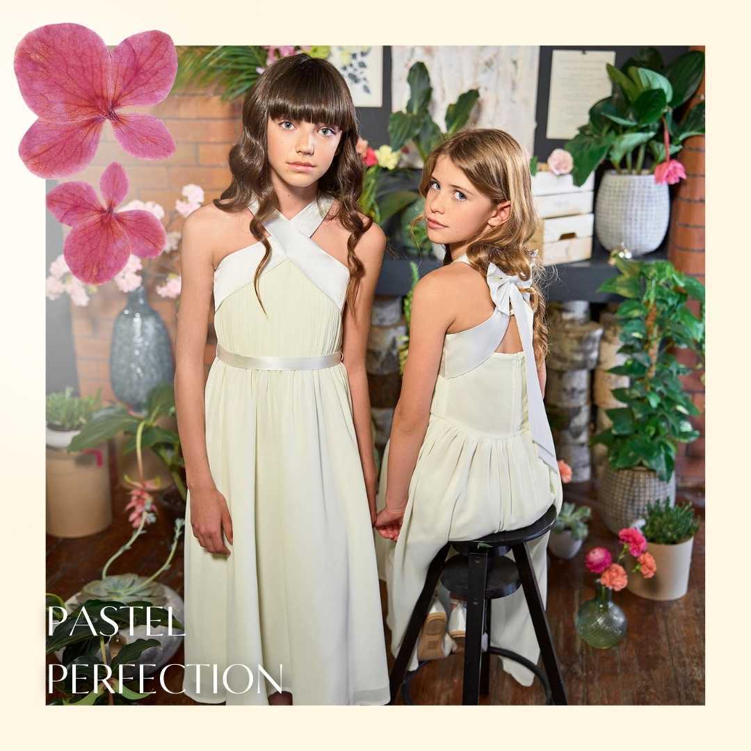 Butter Yellow Girls Spring Dress