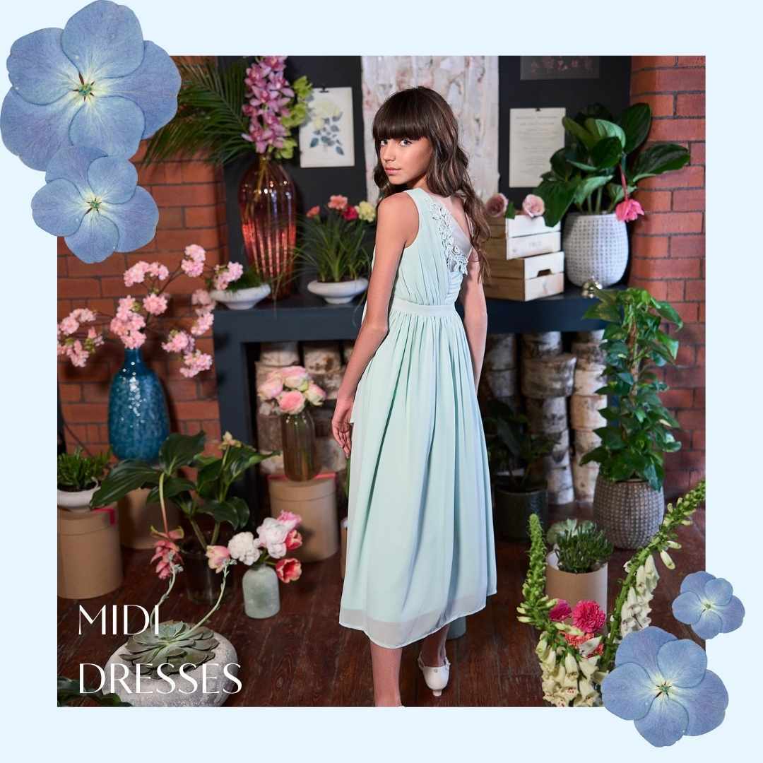 Girls Midi Prom Dress