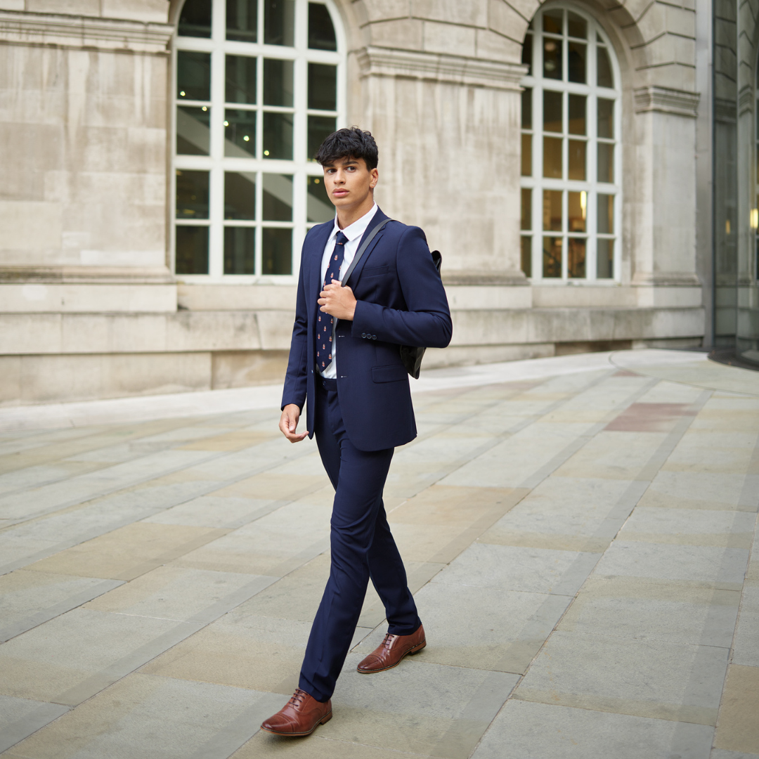 Boys Navy Sixth Form Suit