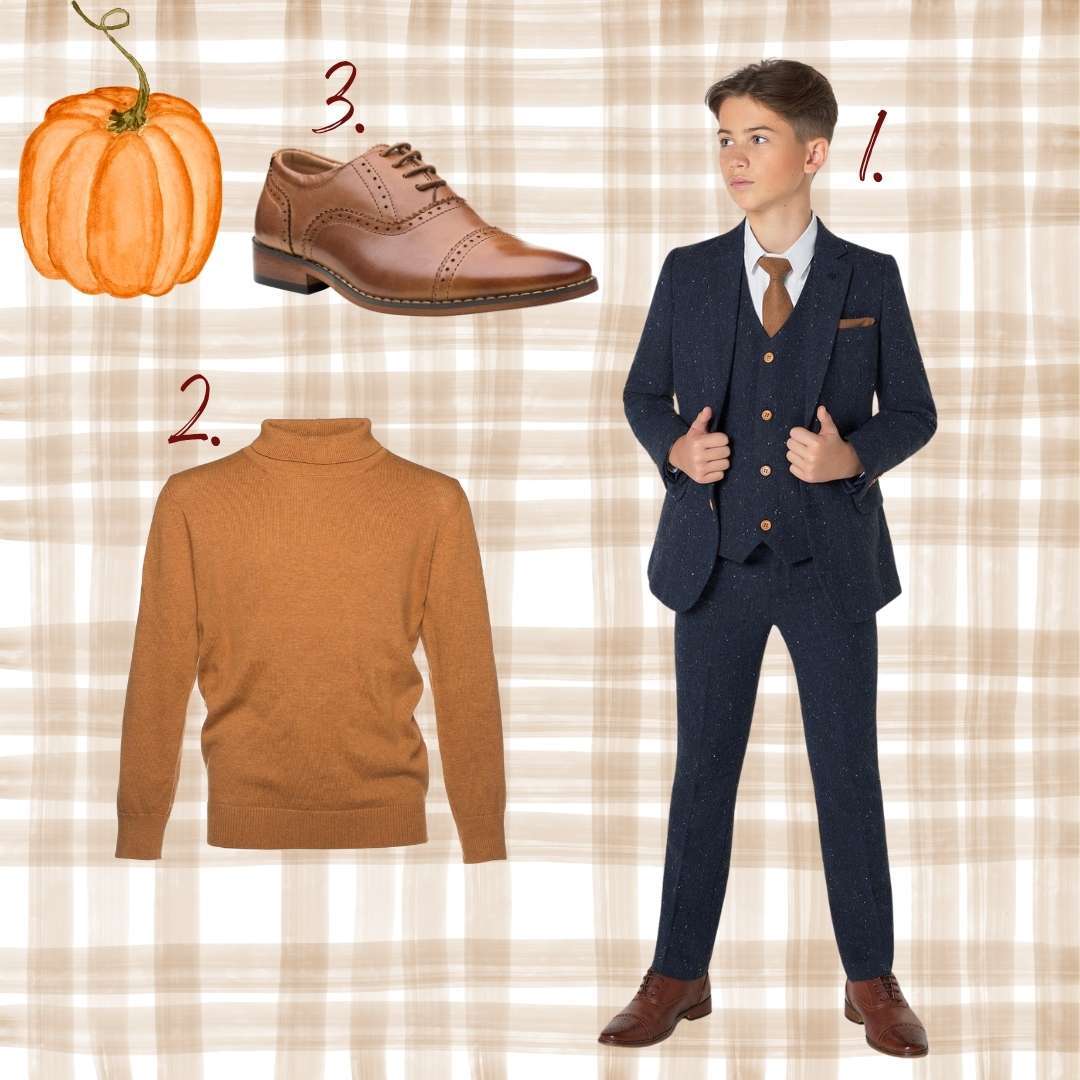 Boys thanksgiving outfit 2025