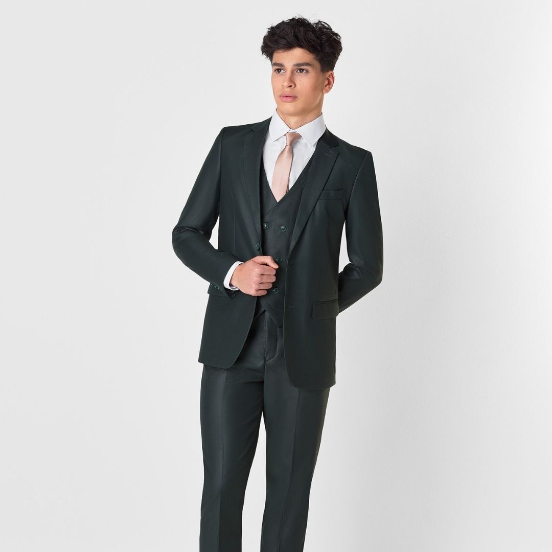 Prom 2025 Forest Green Suit