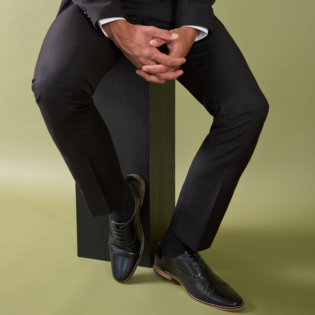 Boys Black Sixth Form Suit