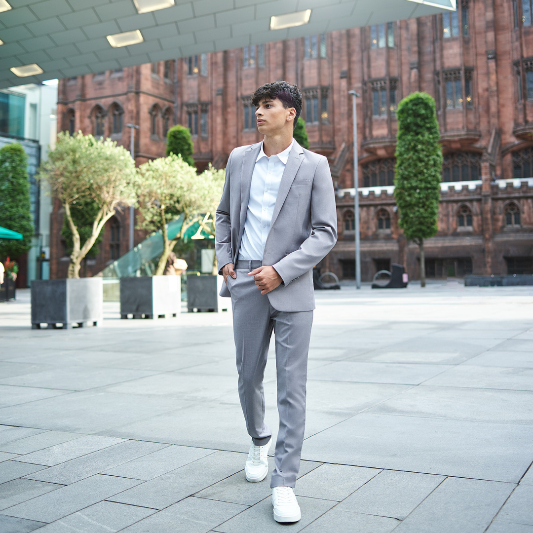 Boys Grey Sixth Form Suit