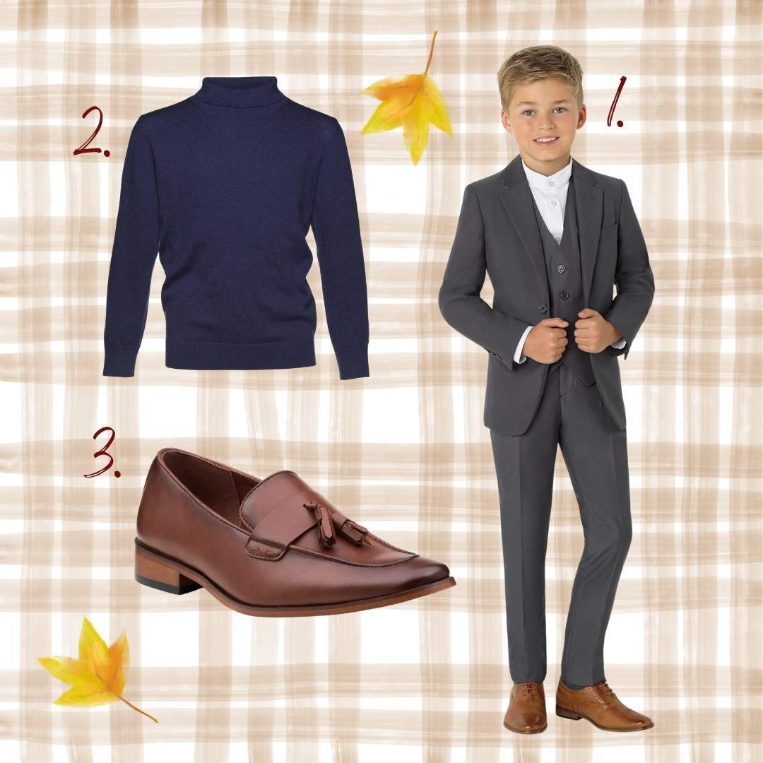 Boys thanksgiving outfit 2025