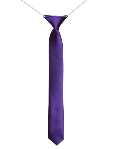 metallic purple tie