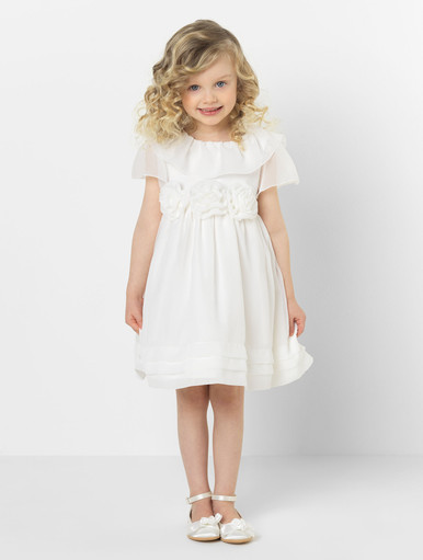 Girls off hot sale white dress