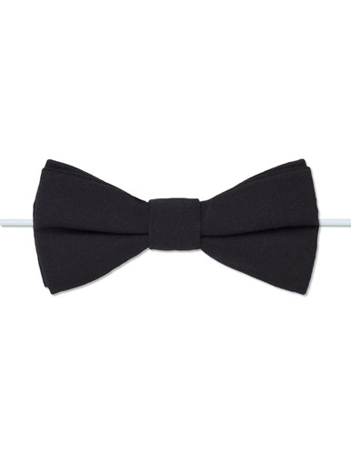 Boys black elasticated bow tie | Boys black dickie bow