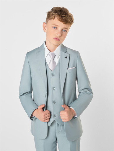 Boys dusky sage suit | Boys sage green wedding suits | Boys sage prom ...